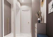 Дизайн-проект интерьера 2-х комнатной квартиры по ул. Старокубанская в Краснодаре, 2022 